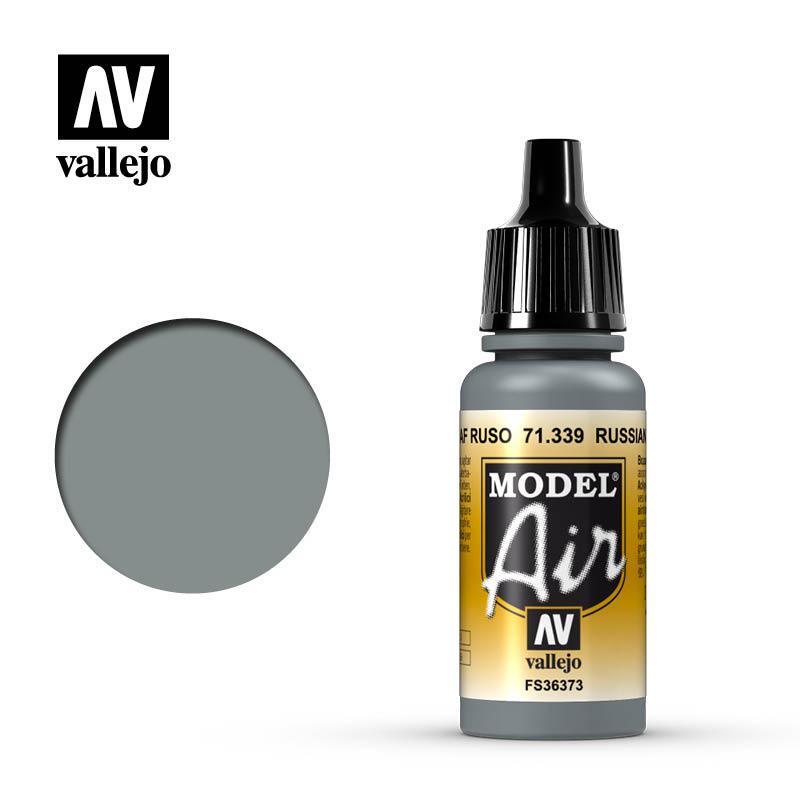 Vallejo 71339 Model Air Russian AF Gray N.3 Acrylic Paint 17ml - US