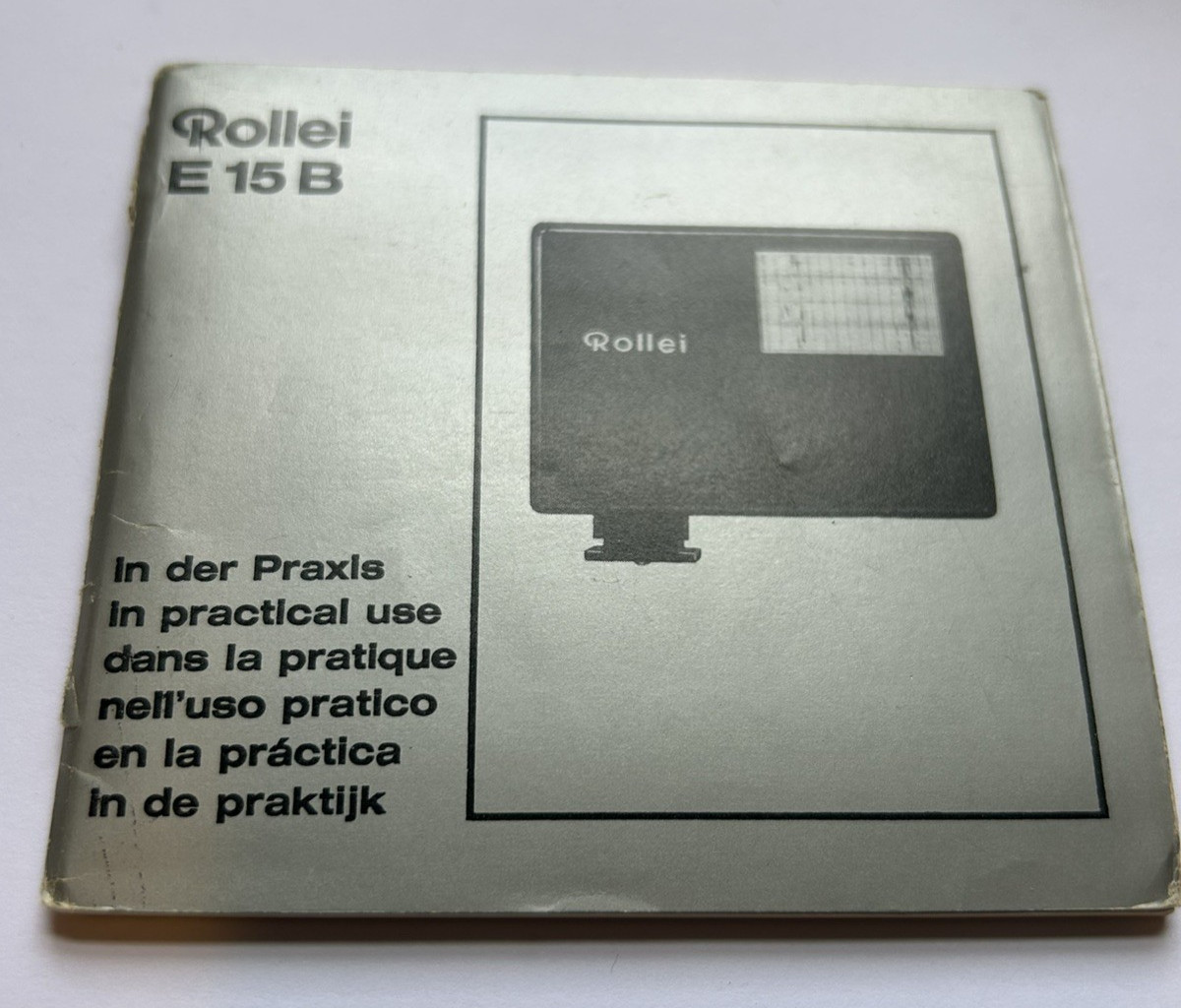 Rollei E 15B Electronic Flash – Vintage Hot Shoe Camera Flash