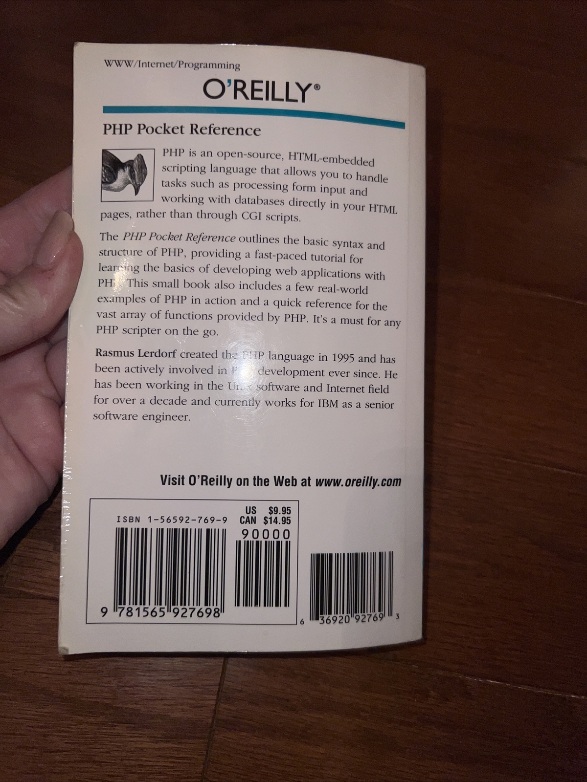 PHP Pocket Reference Web Scripting Manual By O’Reilly