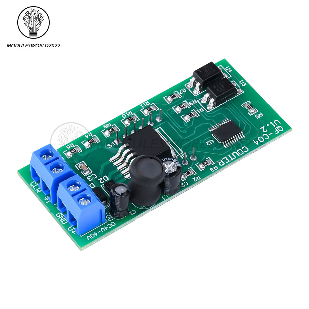 DC4-40V Digital Display 4-bit 0-9999 Counter Module with Data Memory Function