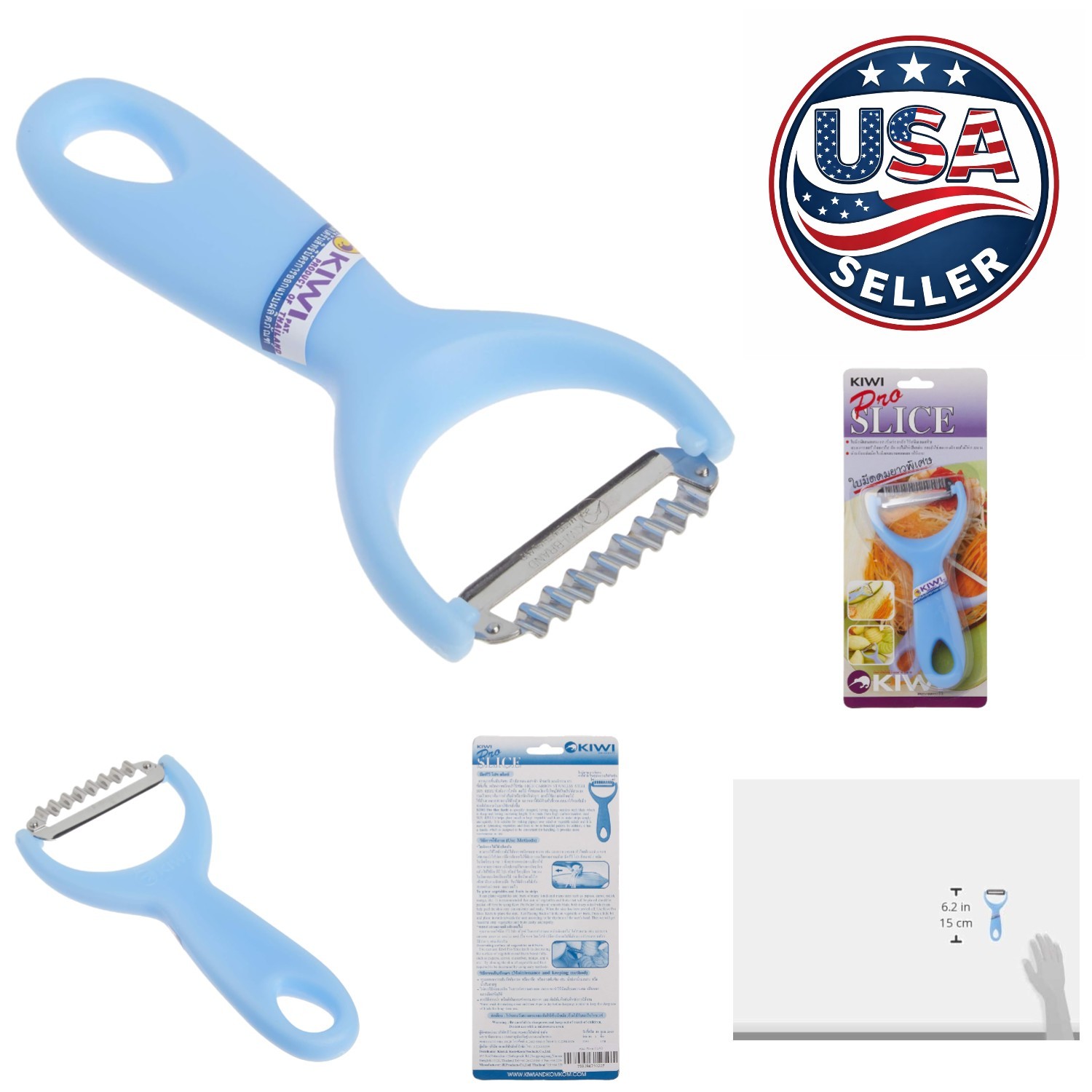 Pro Slice Peeler - Razor-Sharp Zigzag Blade for Elegant Fruit & Vegetable Prep