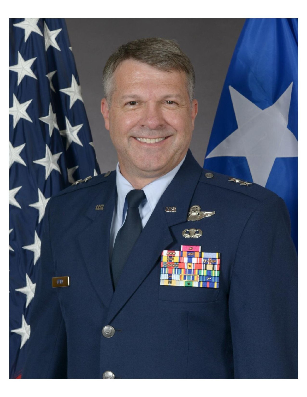 United States Air Force General Tyler D. Otten 8x10 Photo On 8.5" x 11"