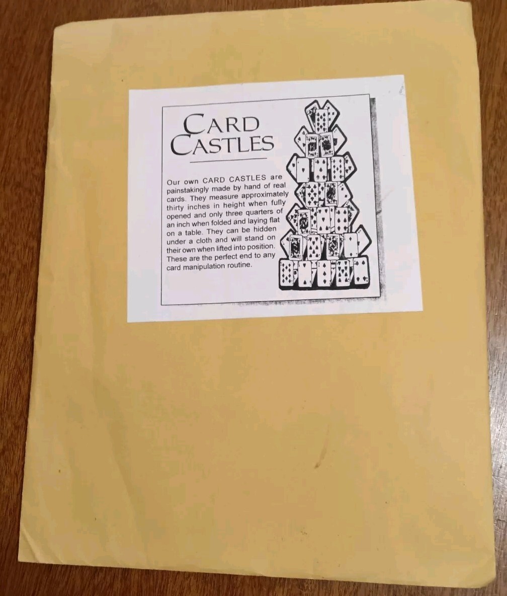 Card Castles: Opens to Six Tiered Levels of Card Castle - Close-Up Magic