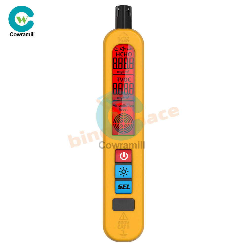 BSIDE G2 Air Quality Monitor HCHO TVOC Formaldehyde Detector Rechargeable Type-C