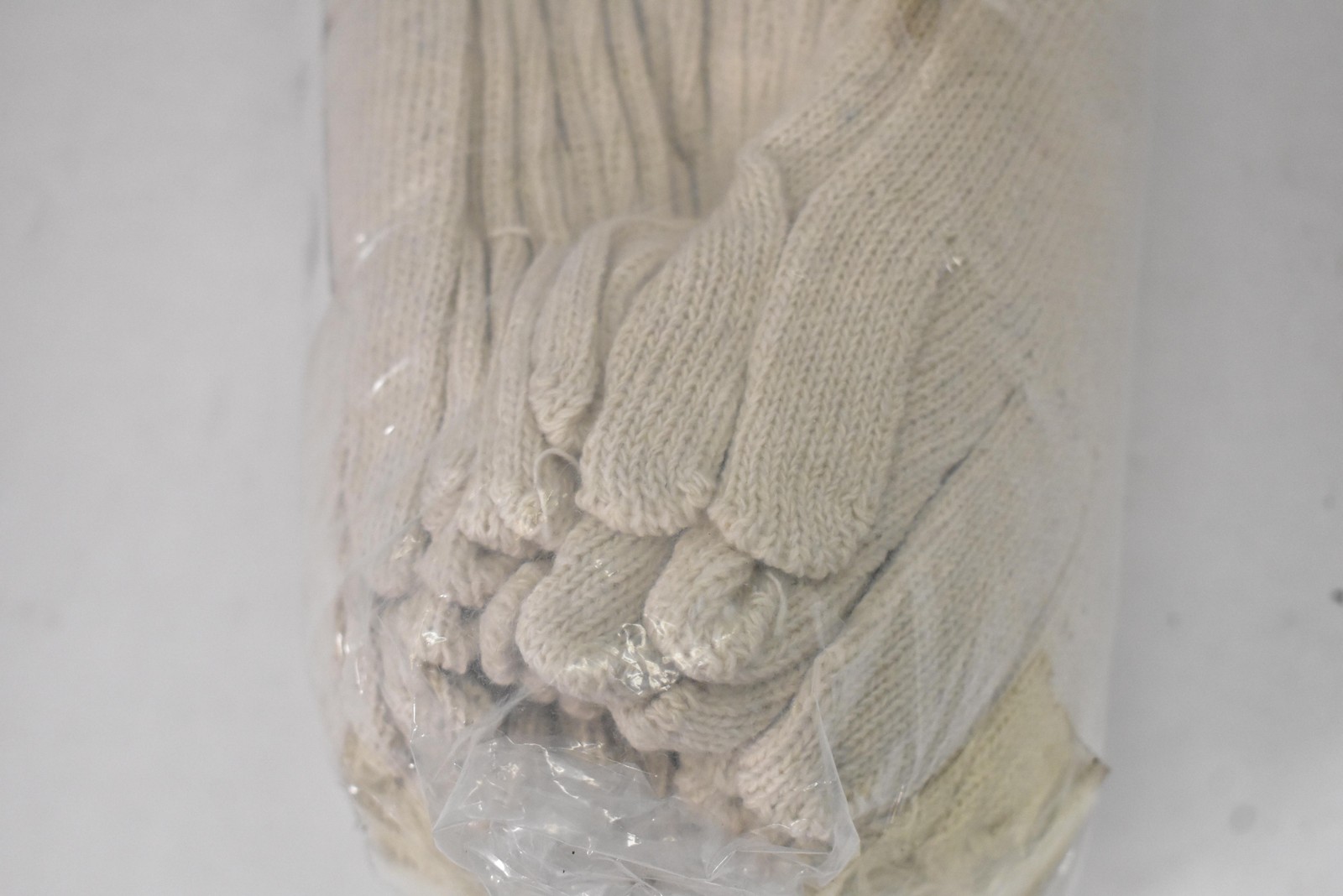 Industrial String Knit Work Gloves Dozen Pack Medium 55/45 Cotton Polyester