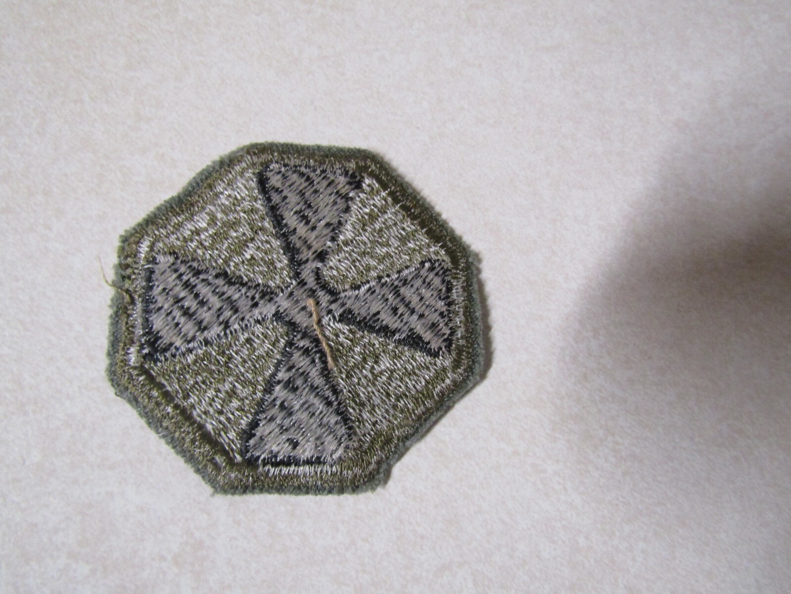 MILITARY PATCH OLD ORIGINAL WW2 ERA US ARMY 8TH ARMY