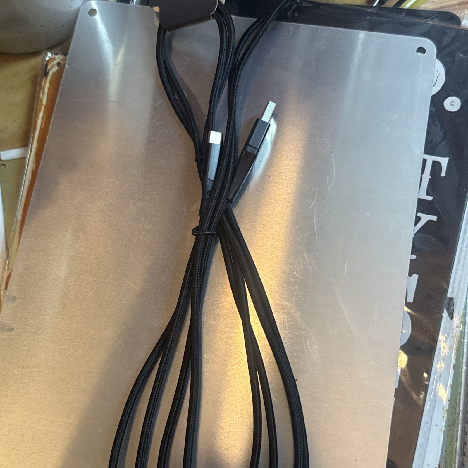 CellTronix Titanium Xtra Long Cable USB Type C 8 Feet -BLACK