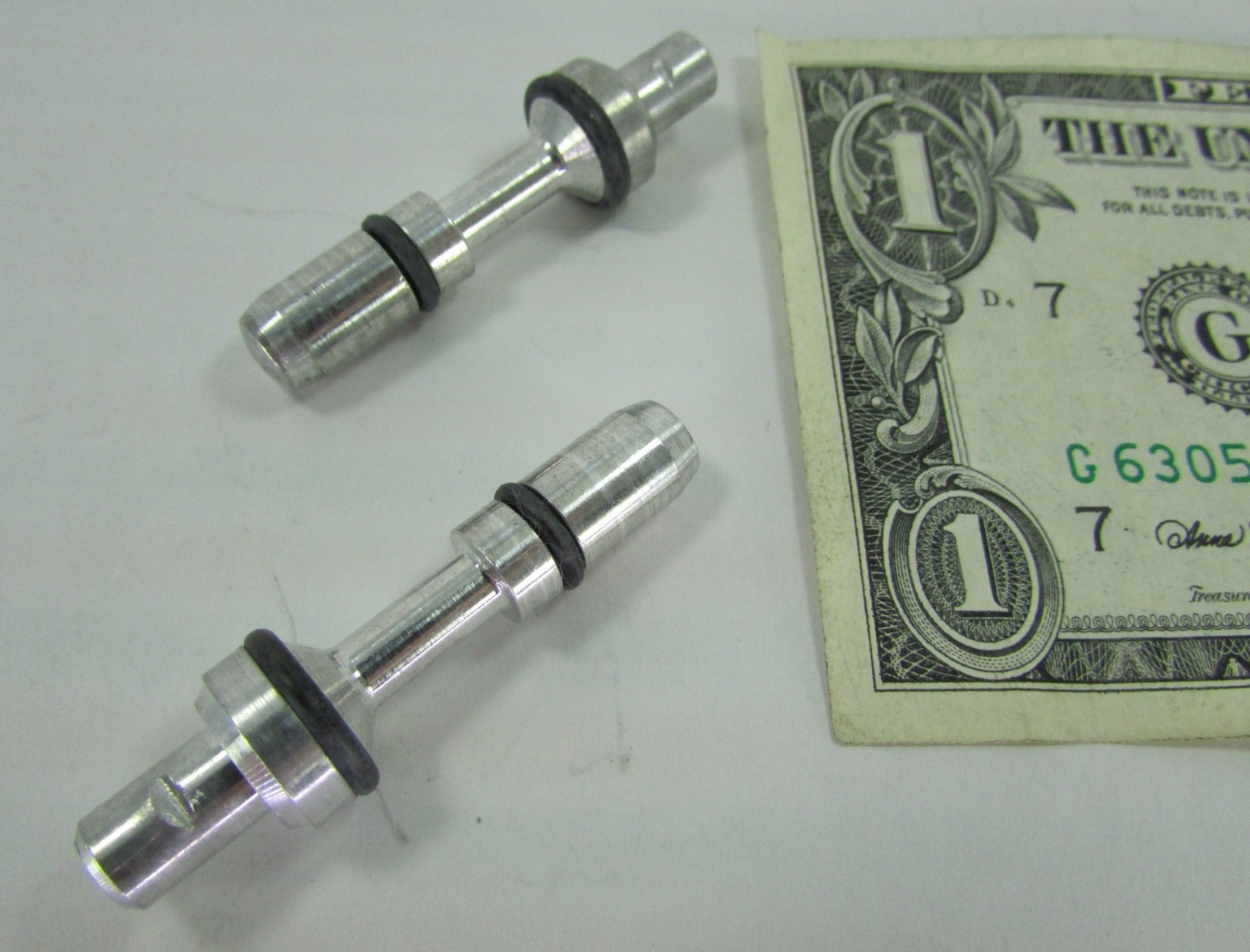 Lot 10 Badger Aluminum Valve Stems w/O-Rings for Dry Chemical Fire Extinguishers
