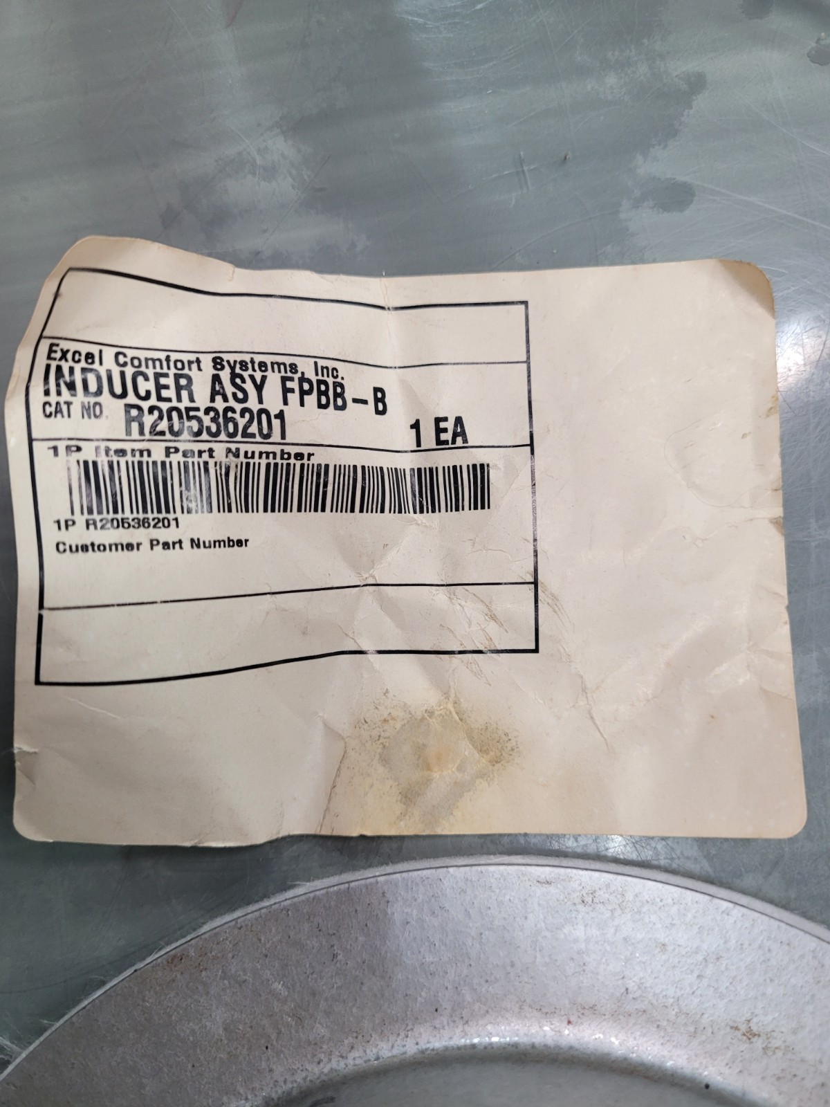 R20536201 Inducer Assembly from Ducane