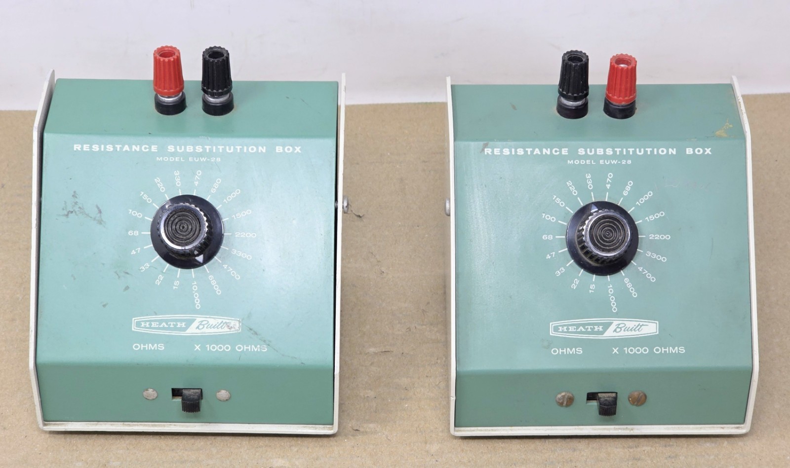 (Lot of 2) Heath Built Resistance Substitution Box EUW-28 - AS IS