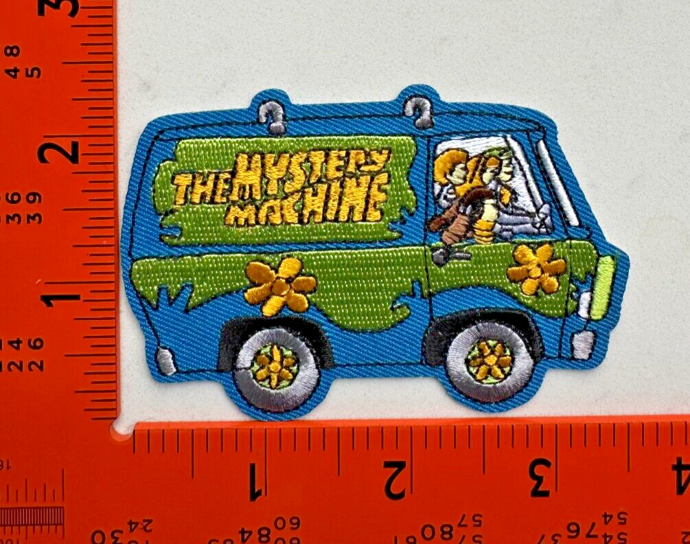 Scooby-Doo Mystery Machine Van Patch – Embroidered Iron-On / Sew On