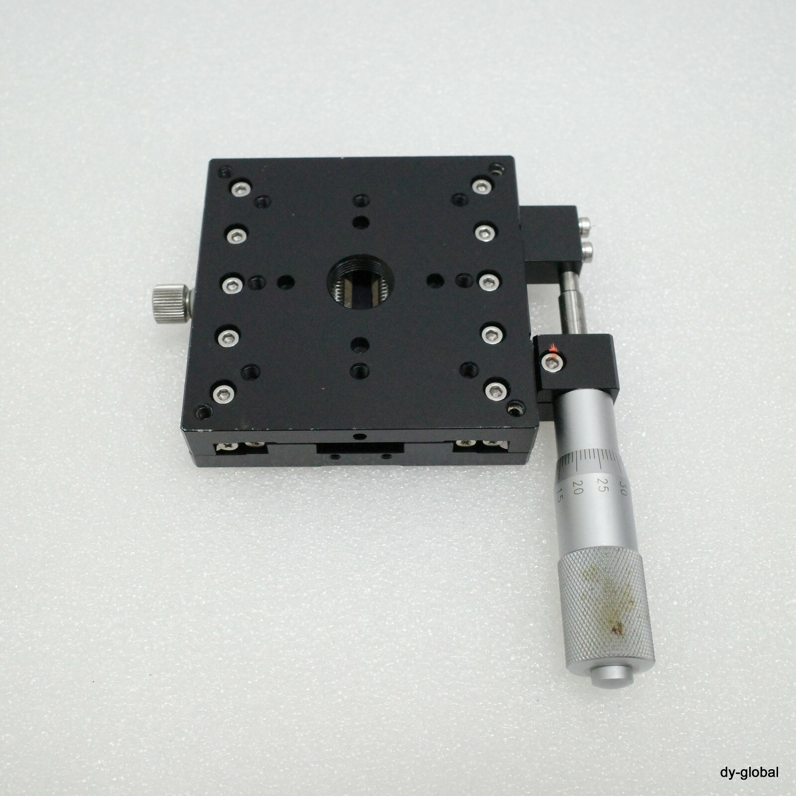 RMS 80mm micrometer head positioner X axis Used RM-X-80R +/-12mm STA-I-441=5G21