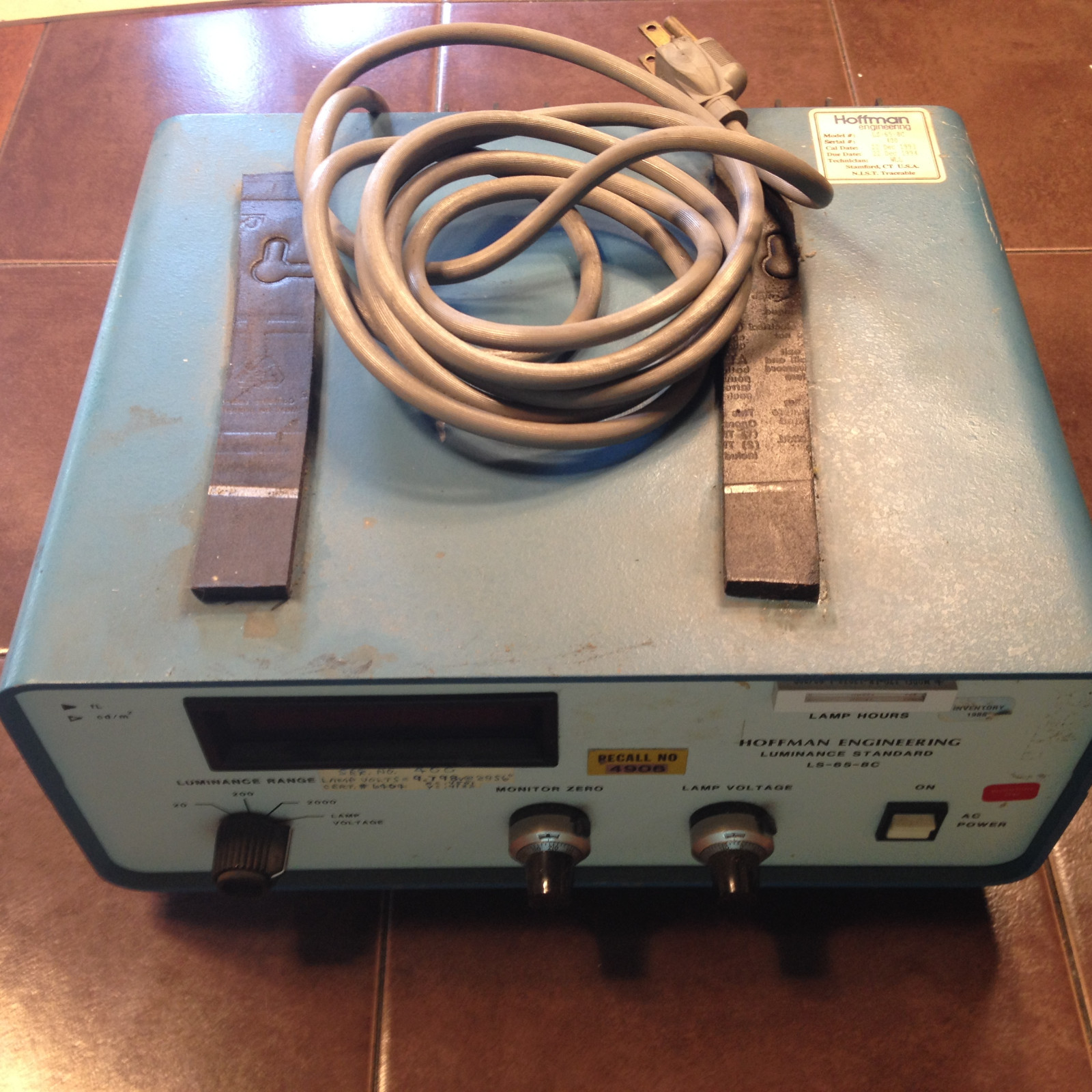 Hoffman Engineering Luminance Standard LS-65-8C