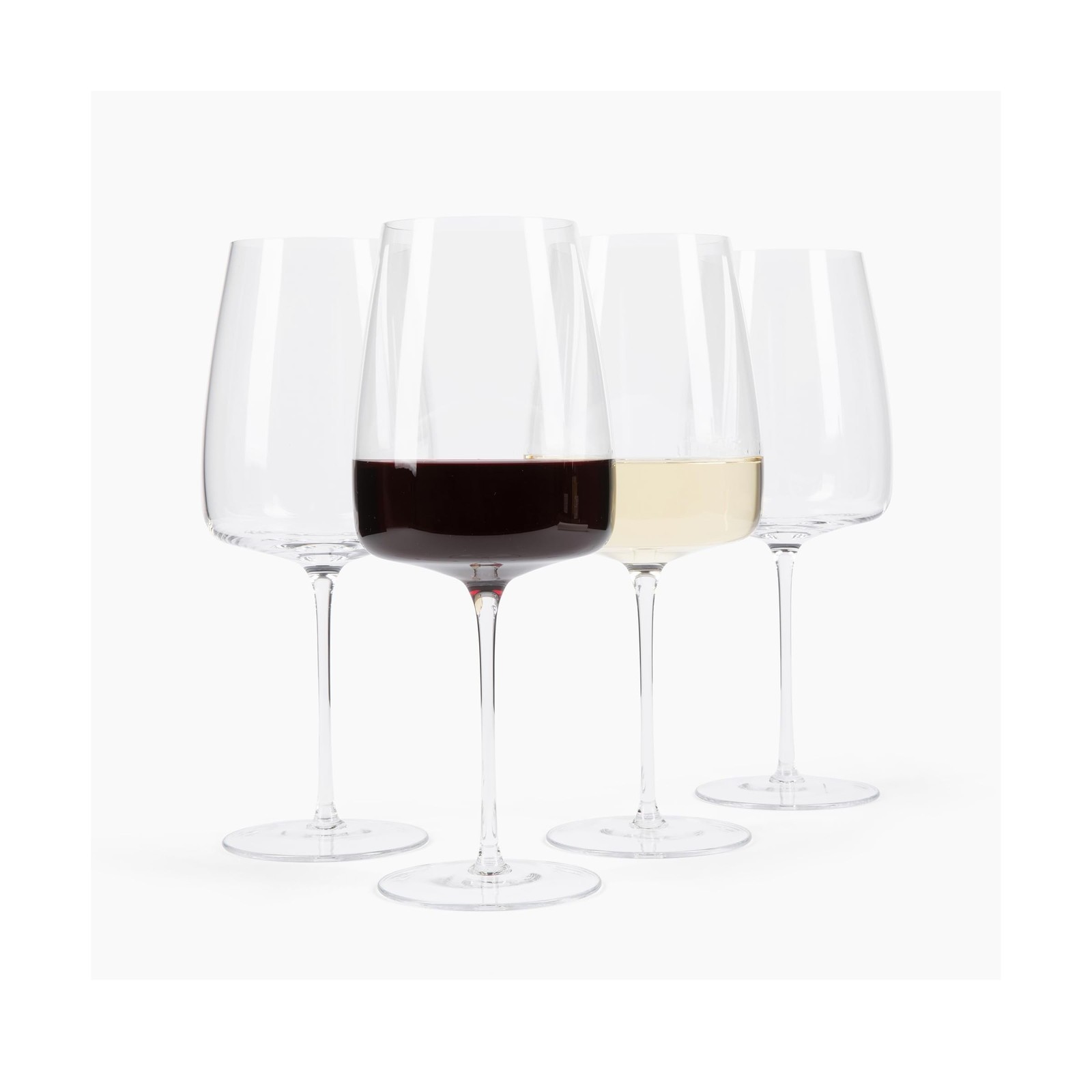 Tall Pour Wine Glasses (4-Piece Set)
