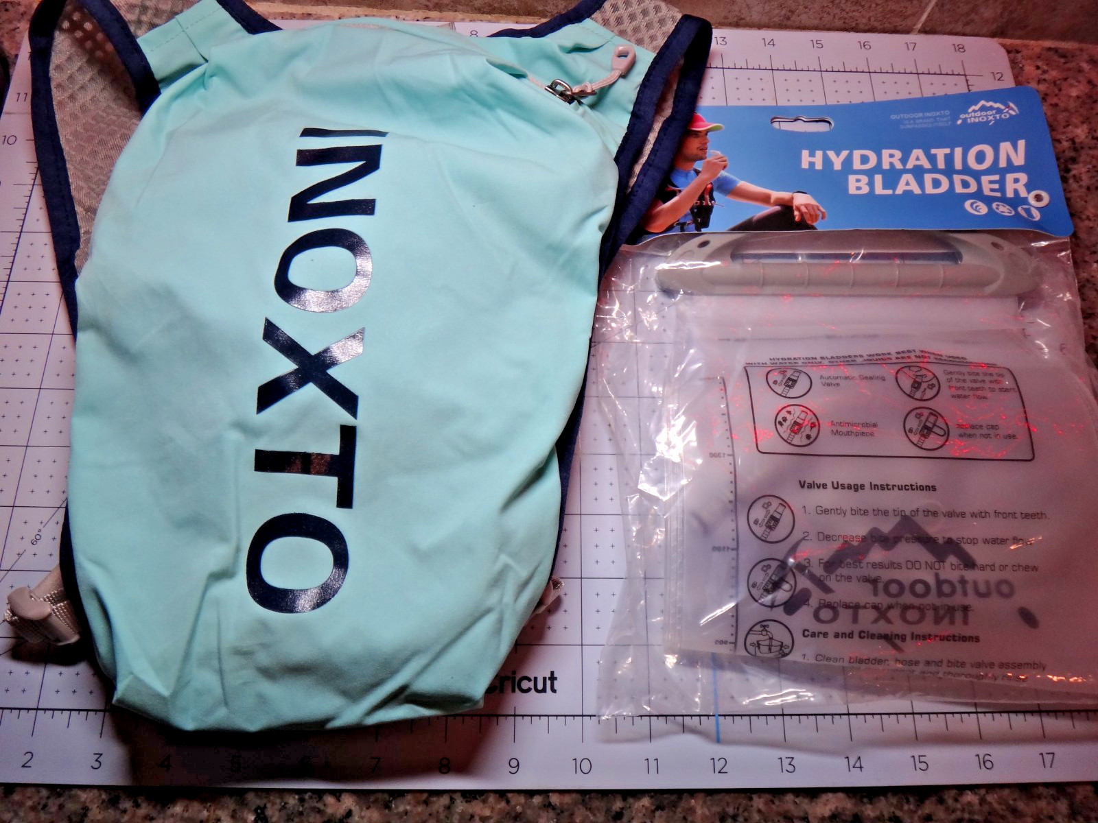 WOMENS Inoxto Hydration Running Vest W/Hydration Bladder For Marathon & Outdoors