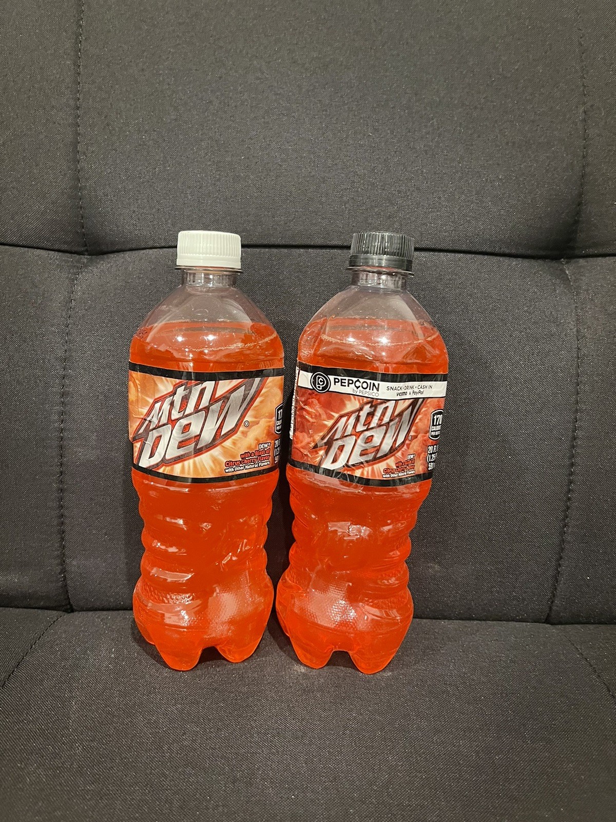 Mountain Dew Citrus Cherry Old Design Bottles Pepcoin Full 20oz