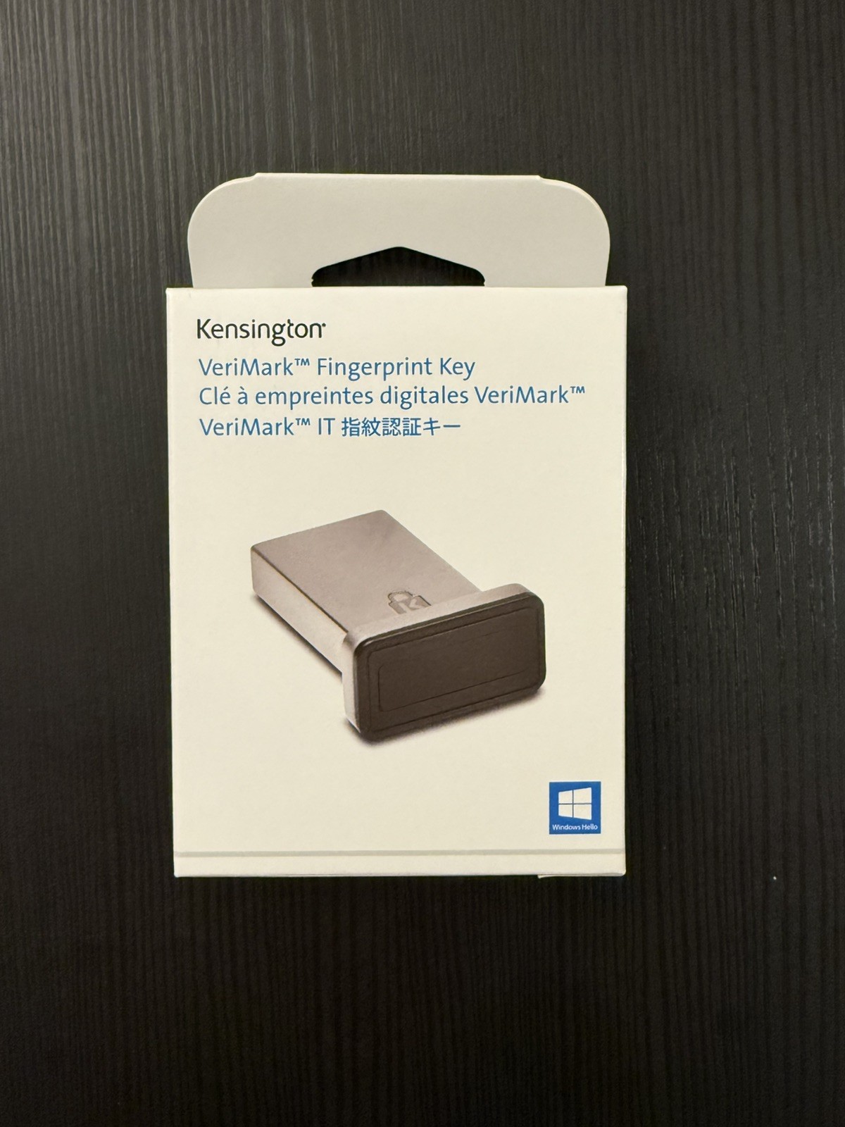 Brand New Kensington VeriMark IT Fingerprint Key Reader - K64704WW