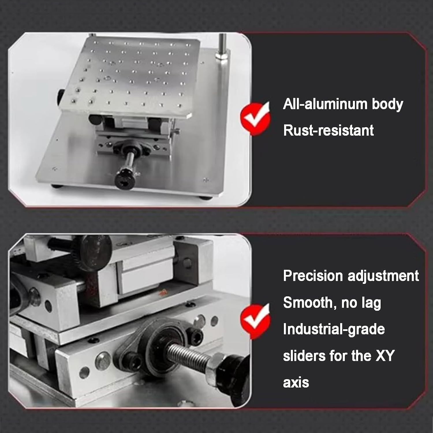 Manual Solder Paste Printer 150mm High Precision Stencil Printing Table for PCB