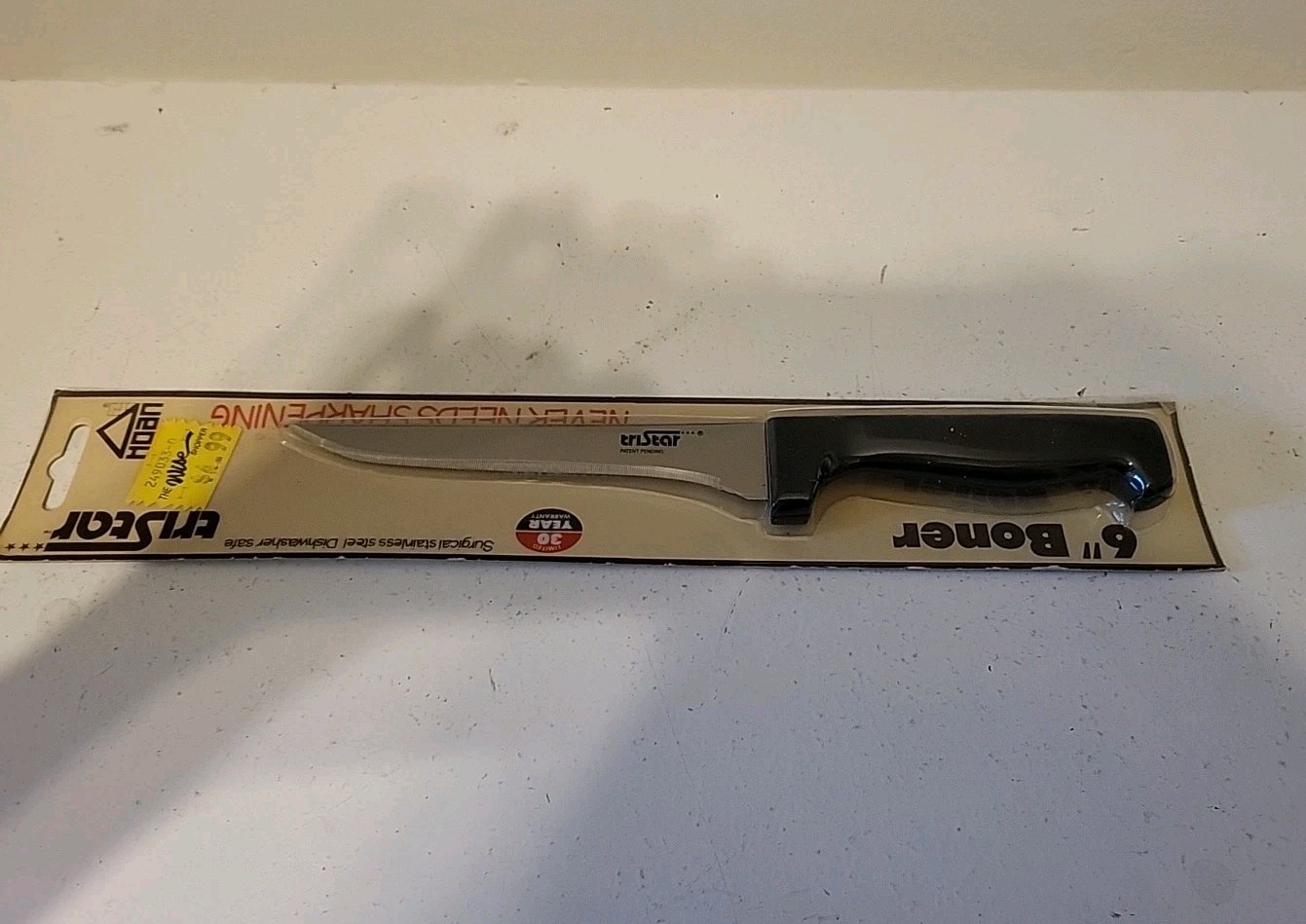 TRISTAR CUTLERY Kitchen 6" Boner Knife ~ Serrated Stainless Steel Blade Japan