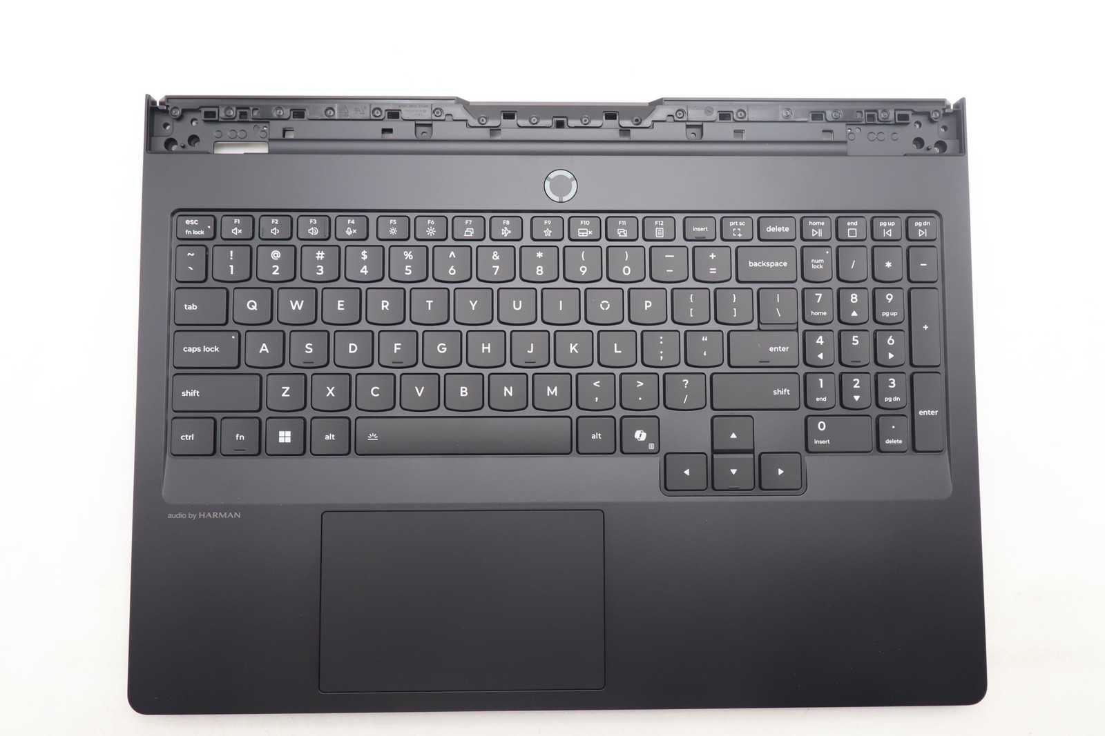 5CB1S76713 Upper Case ASM_ENG L 83F3EB BL RGB C-cover with keyboard