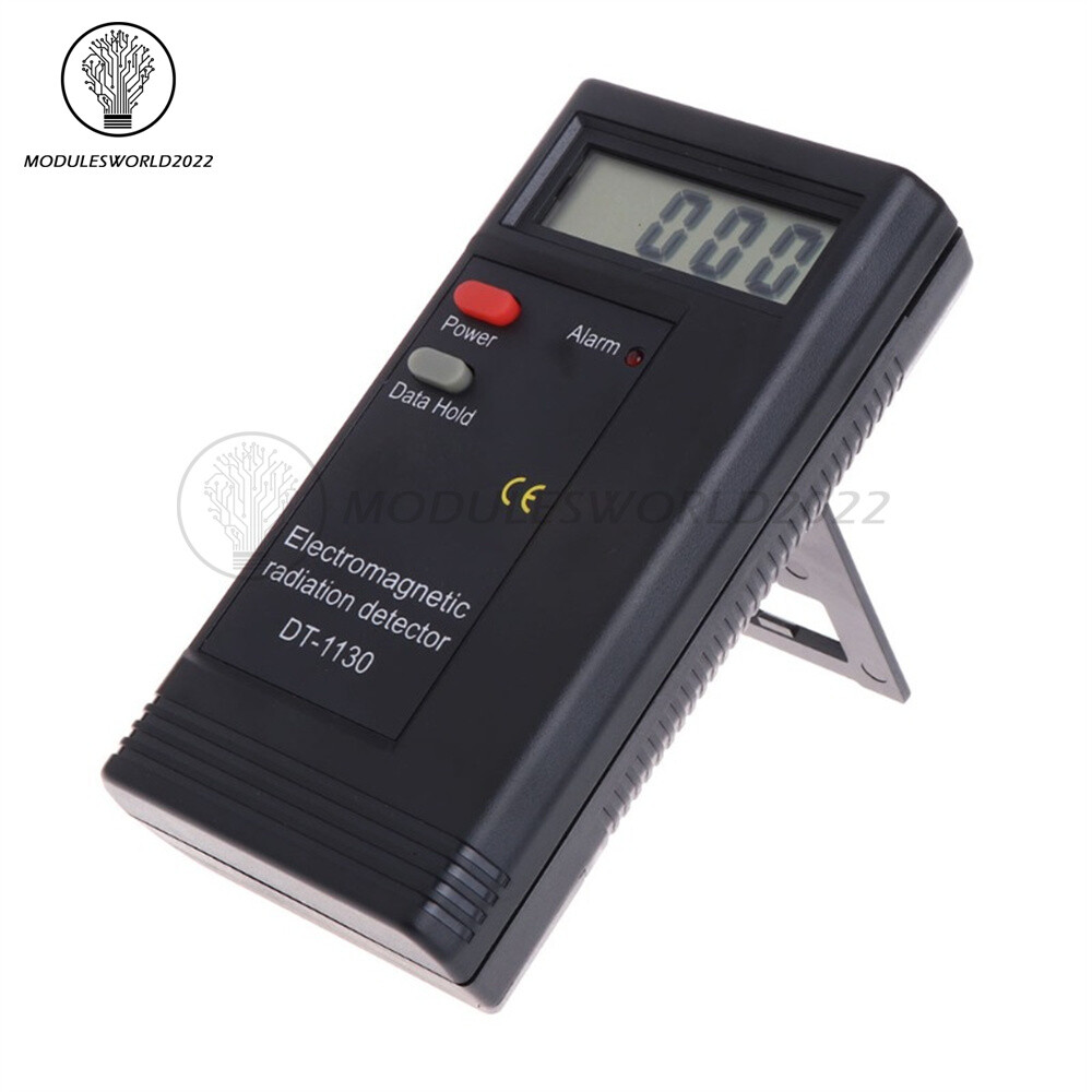 DT-1130 EMF Meter Electromagnetic Radiation Measuring Tool 50HZ-1999MHZ w/ Alarm
