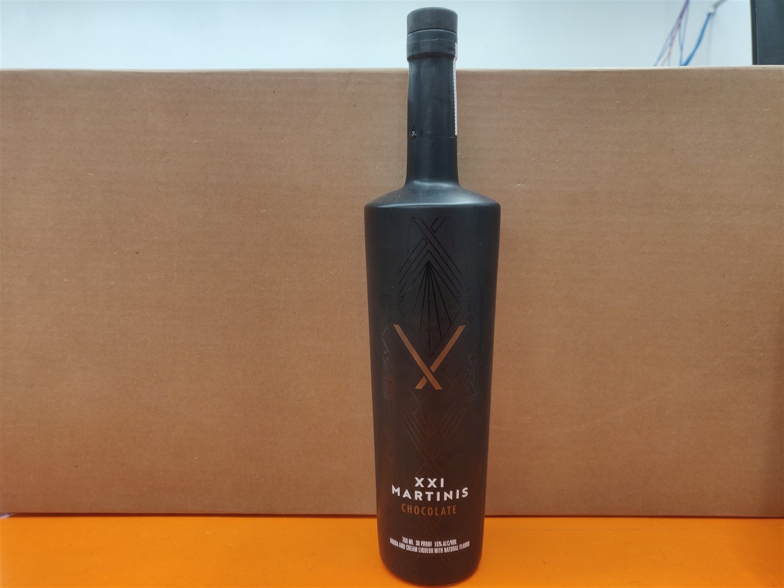 ⭐️⭐️⭐️⭐️⭐️ EMPTY 750mL XXI Martinis Chocolate Black Bottle for Crafts/Décor