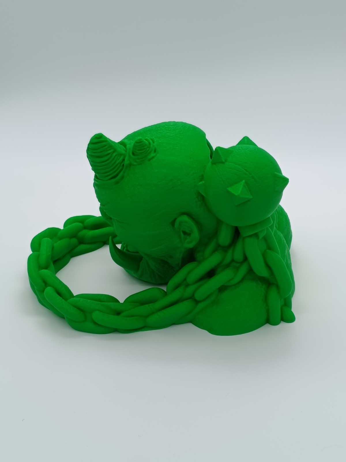 3D Printed Cyclops Dice Tower w/ Chain Tray DND RPG Dice Roller