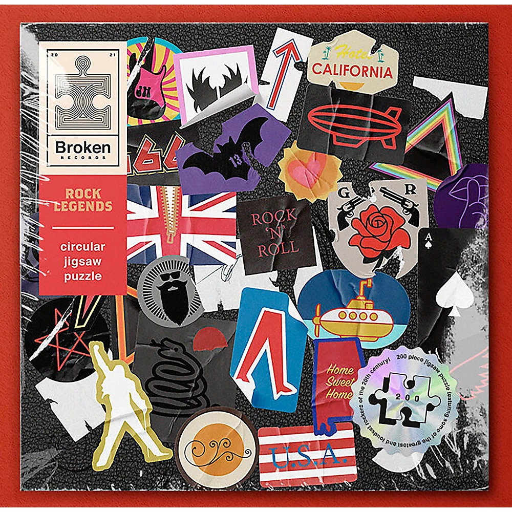 Suck UK Broken Record Rock Puzzle