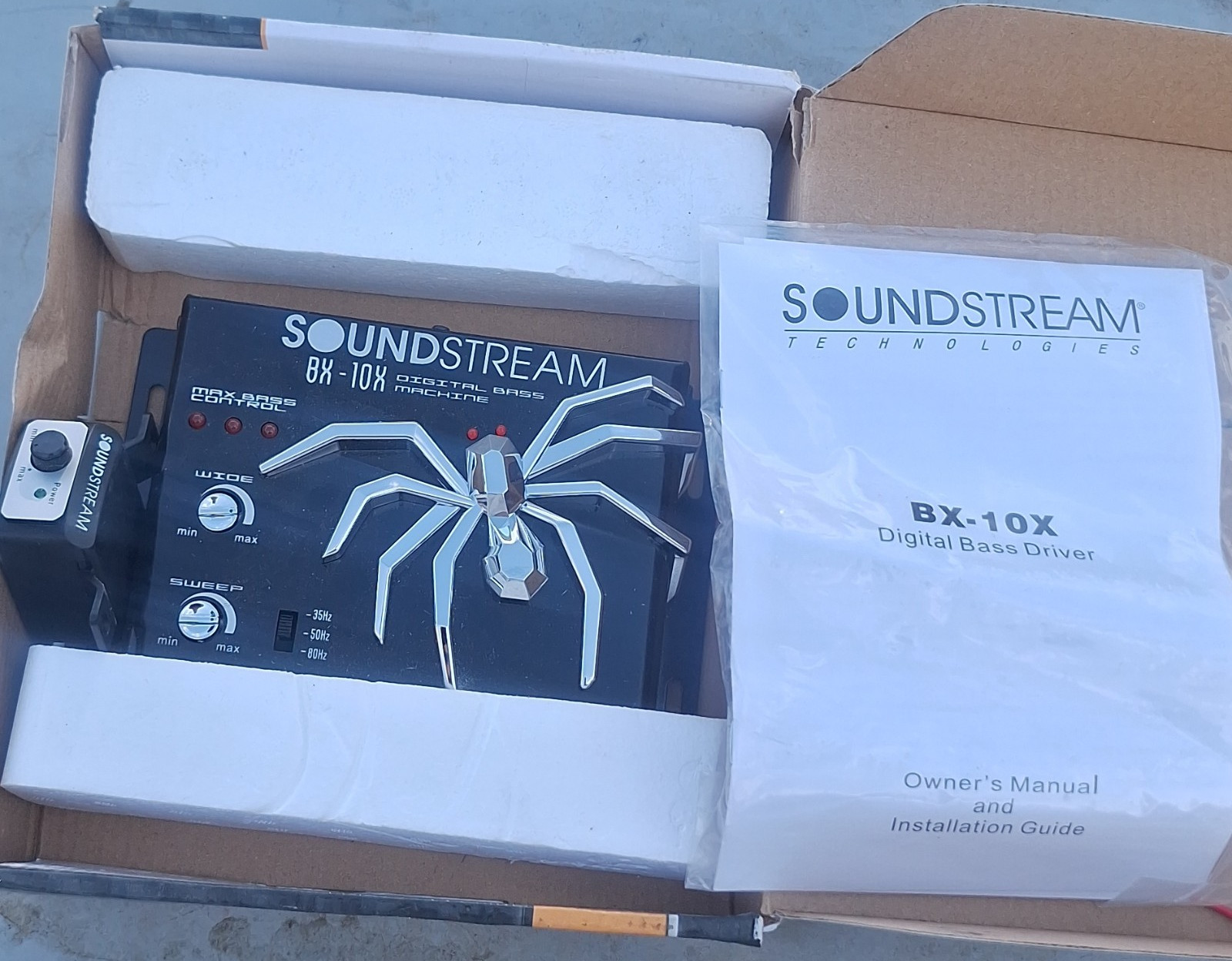Soundstream BX-10X Digital Bass Driver Bass Enhancer Car Audio Signal Processor