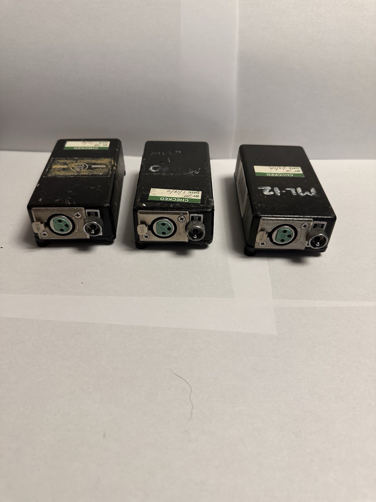 Lot of (3) GKC 100 Mic-Line Monitor Amplifiers - Professional Broadcast Gear