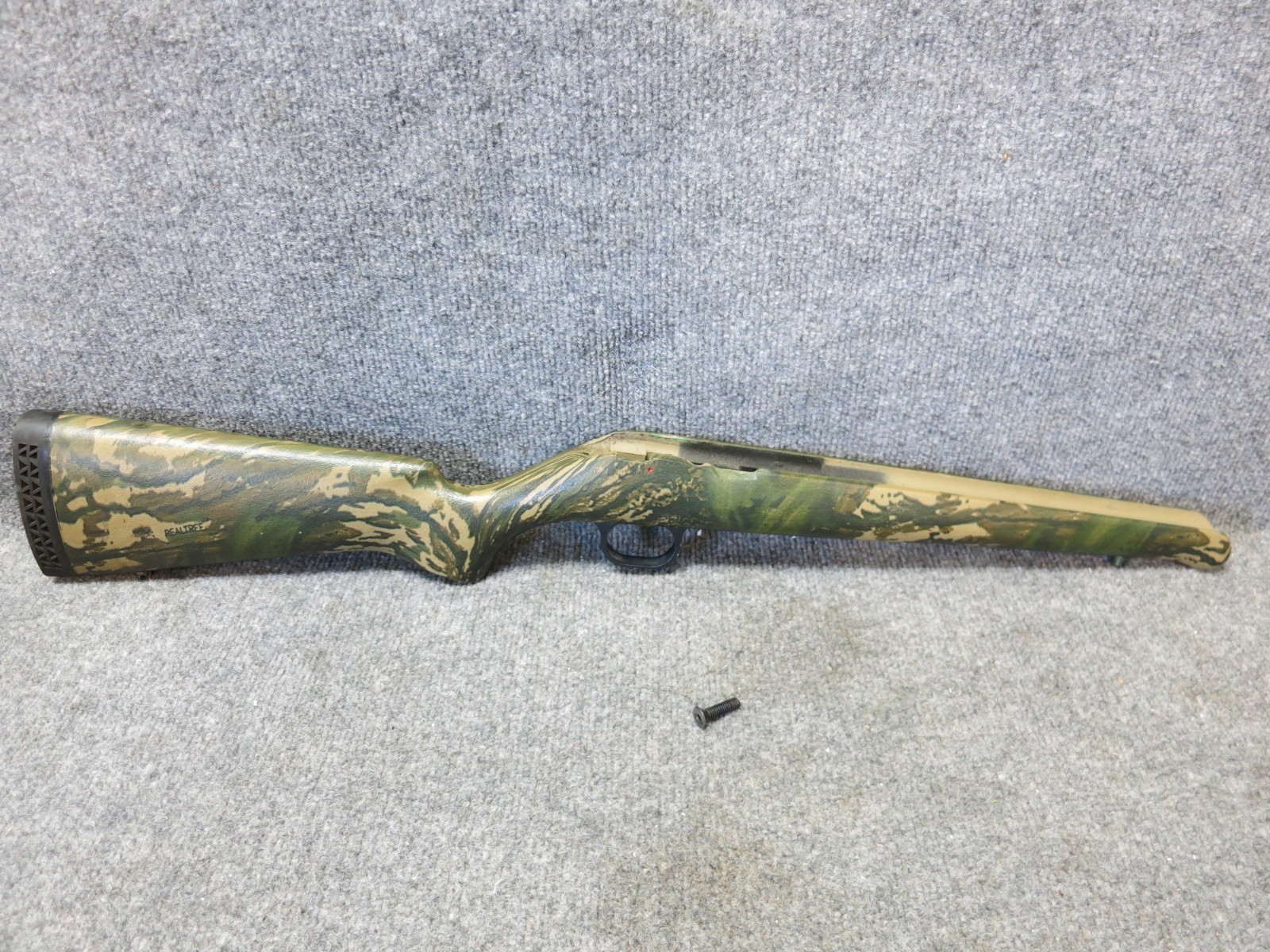 KNIGHT MK95 REALTREE CAMO STOCK WITH SCREW,  EXCELLENT USED CONDITION