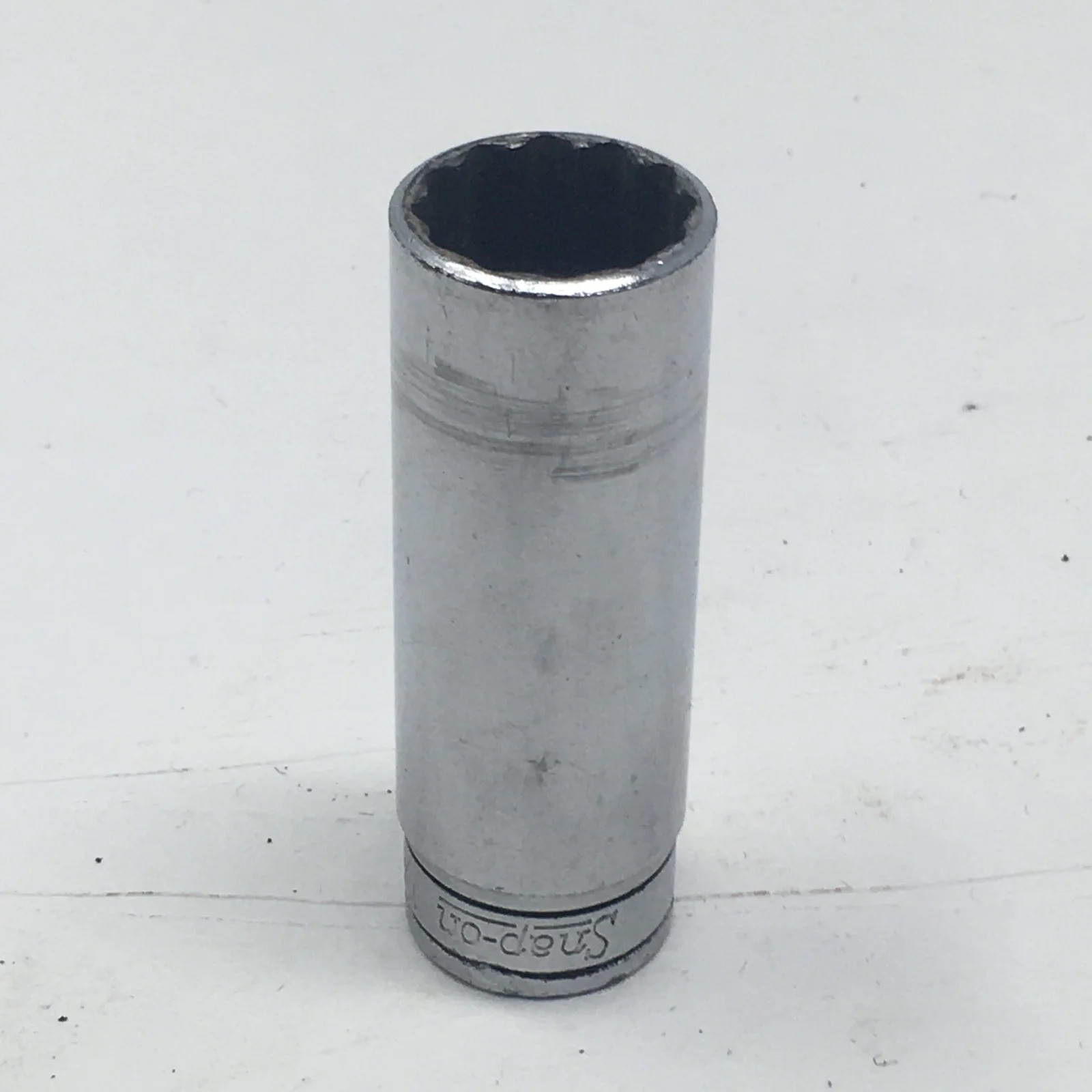 Snap On SF221 11/16" 3/8" Drive Chrome Deep 12-Point Socket (Used)