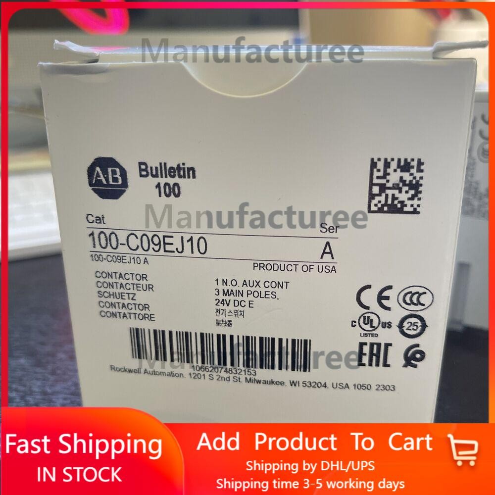 Allen Bradley 100-C09EJ10 /A IEC Contactor, 9A, Late Date 1Yr Wty US USA