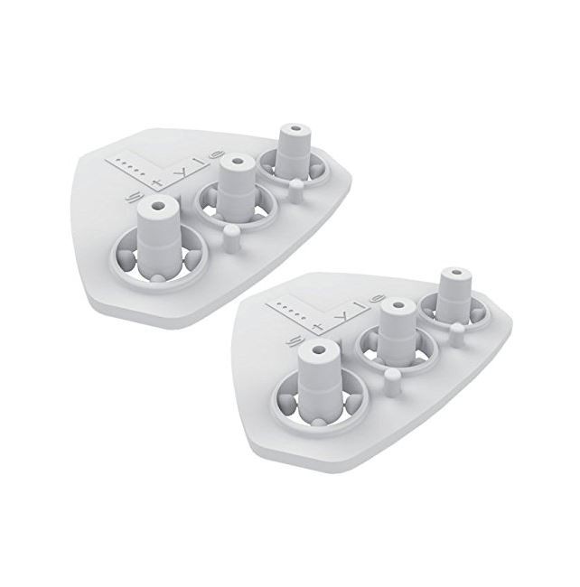 L-Style Gomu Shaft Lock System White 6 Set for Dart Shafts
