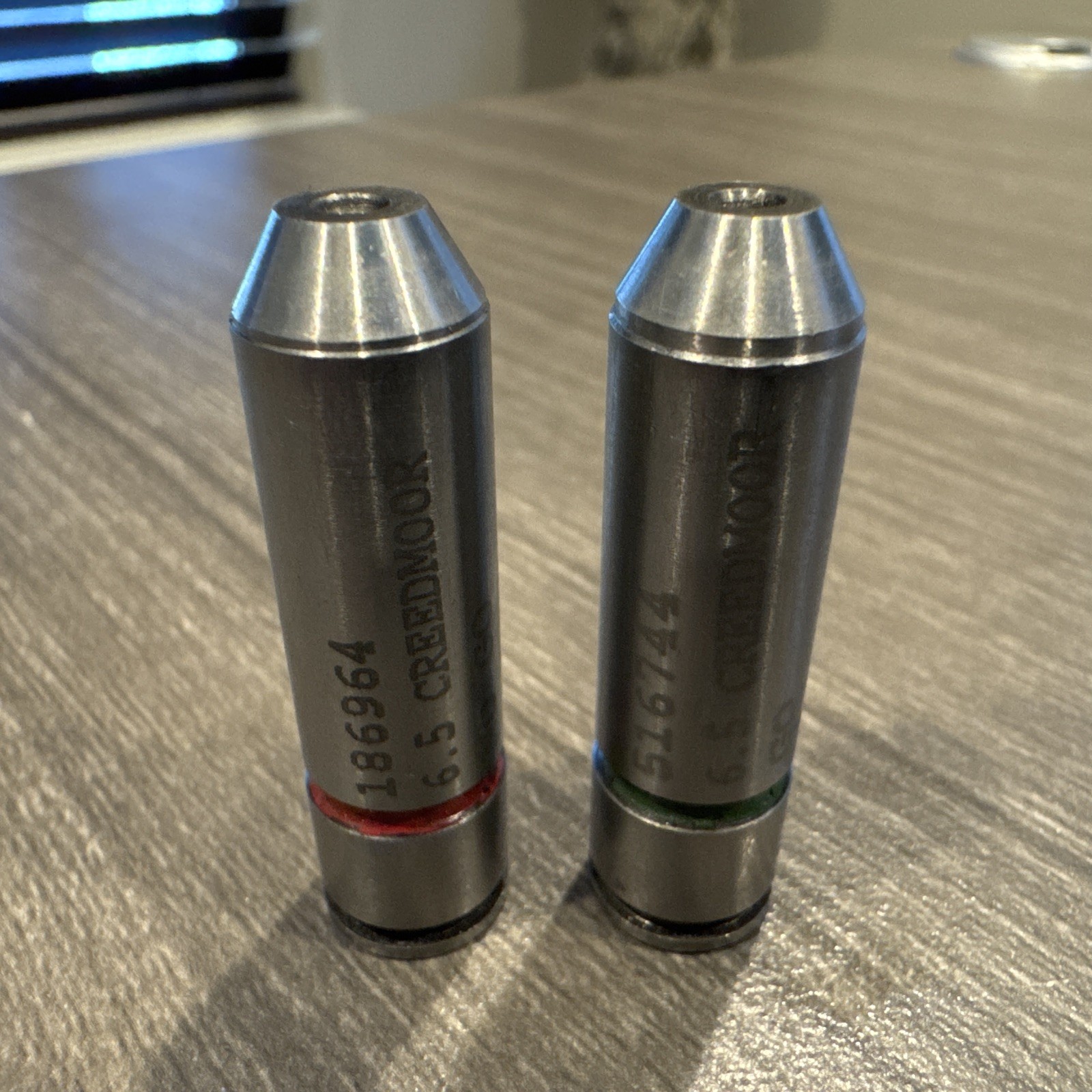 PTG  6.5 Creedmoor. HEAD SPACE GAUGES     (Go/ No Go Pair)