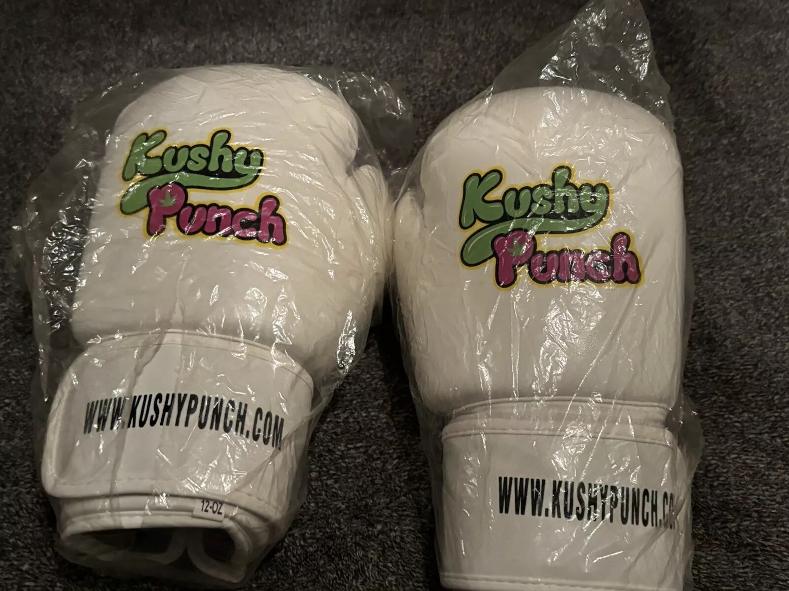 Kushy Punch Boxing Gloves White