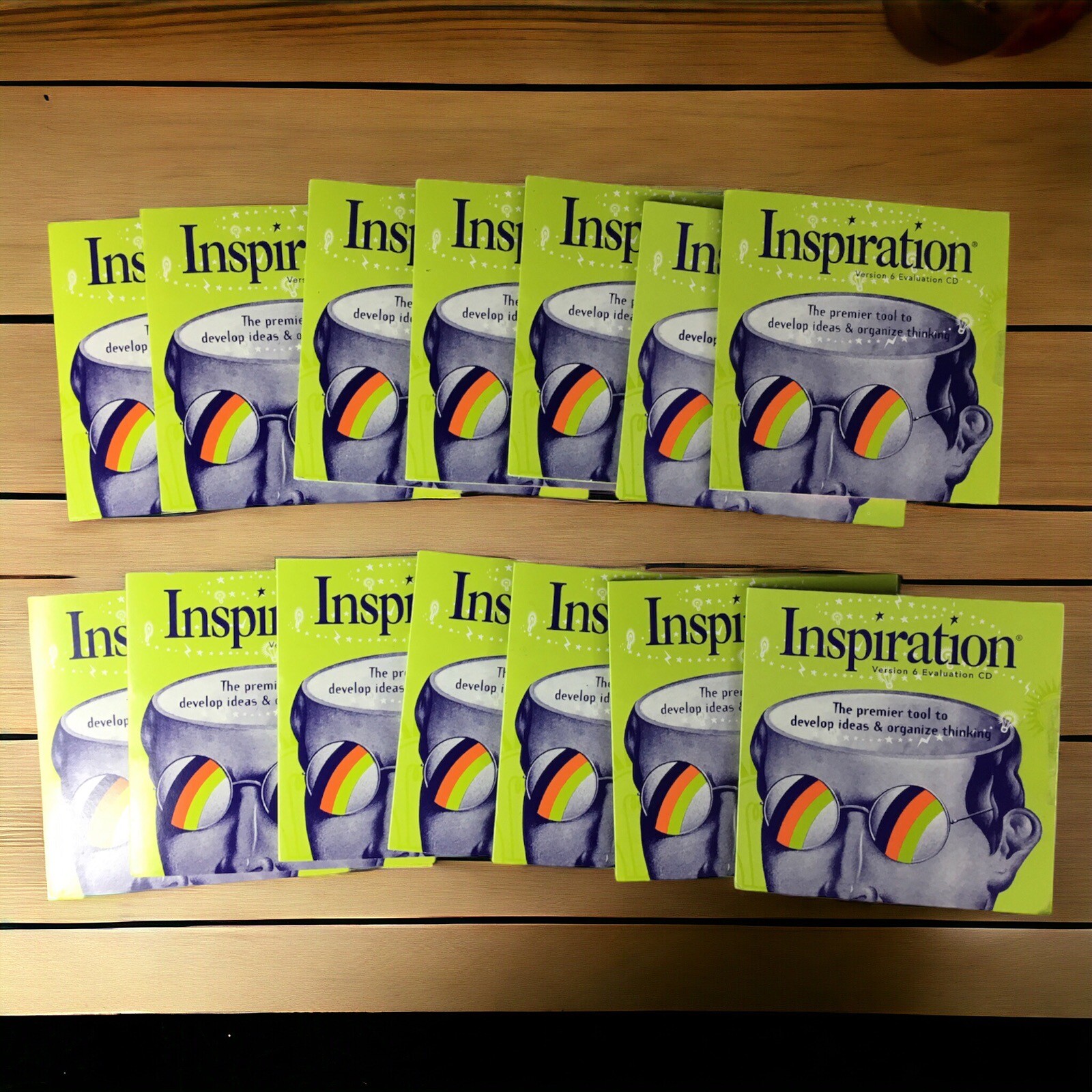 Lot of 14- Inspiration 6 Evaluation Program CD-ROM Windows/Mac Version 6 Student