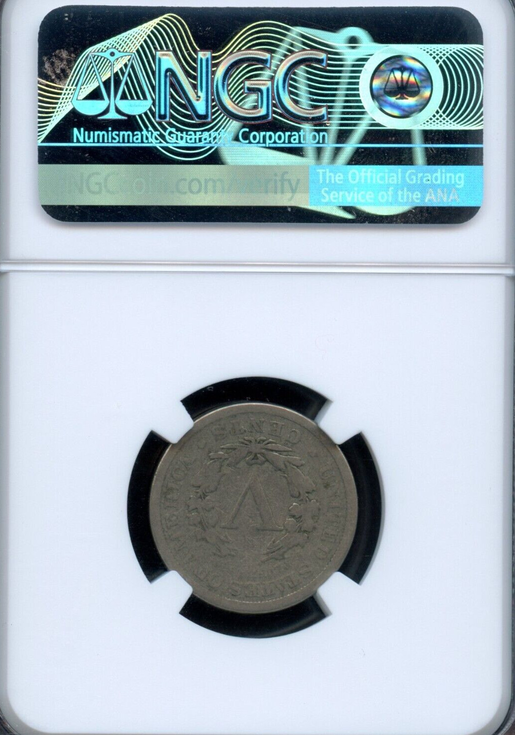 NGC - Liberty Nickel - 5c - 1886 - G 6