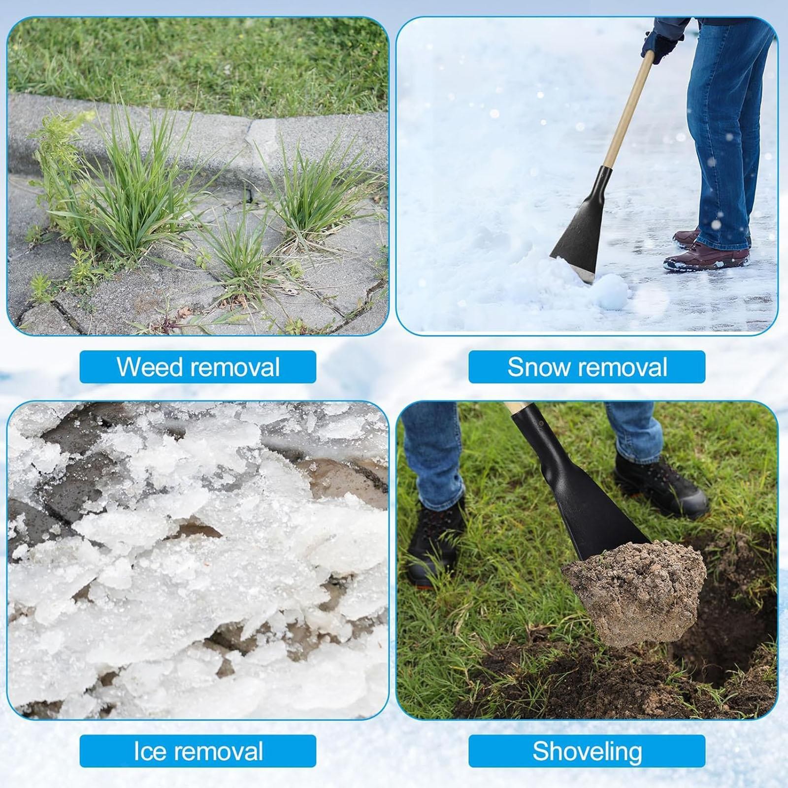 Ice Scraper Garden Cleaning Scraper for Garages Cement Construction Walkway