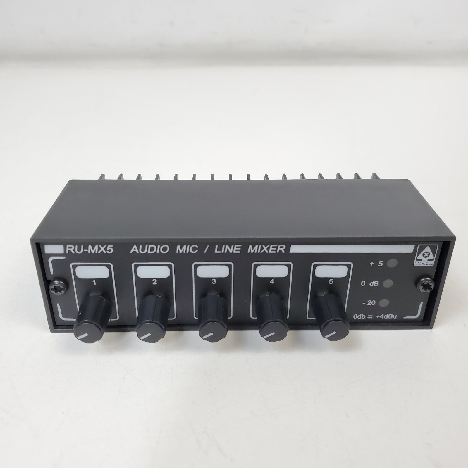 RDL Rack-UP RU-MX5 5 Input Channel Mic Line Mixer