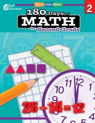 180 Days of Math for Second Grade (180 Days of Practice) - Paperback - GOOD