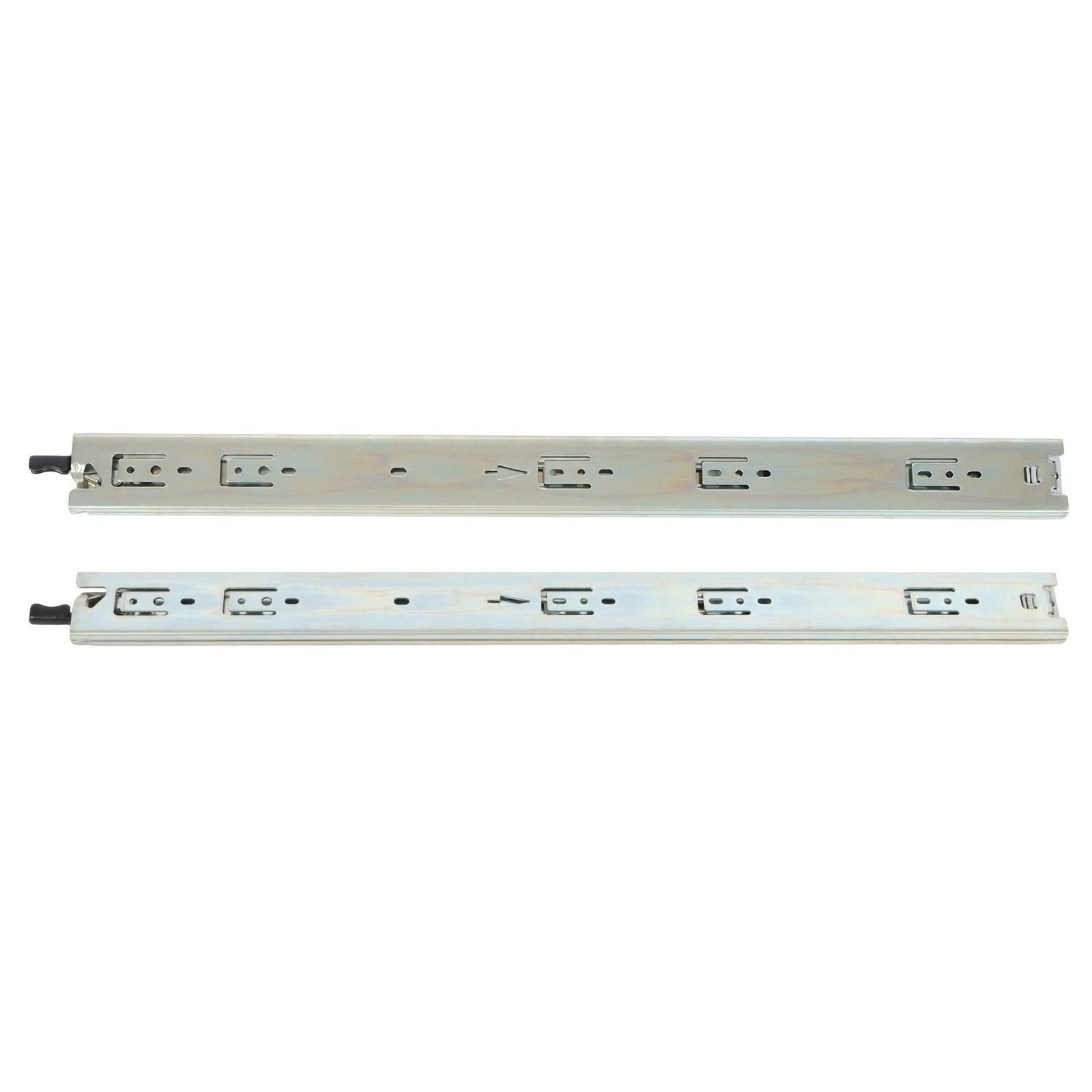 Drawer Slides with Lock Full Extension Heavy Duty 24 Inch Side Mount 150 Lbs