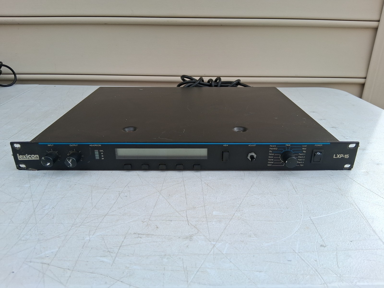 Used Digital Lexicon LXP 15 Multi Effects Processor Rack Module