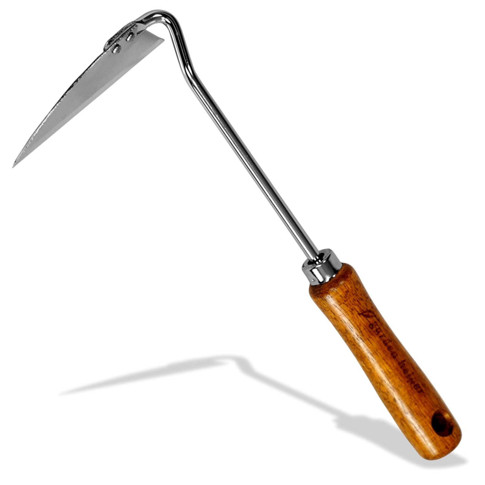 Japanese Weeding Tool Nejiri Gama Hoe Sharp Brown