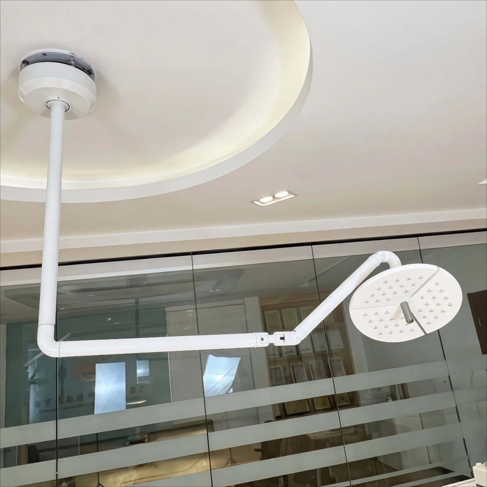 KWS 80W 45 LEDs Dental Surgical LED Shadowless Light Ceiling Mounted Vet Light