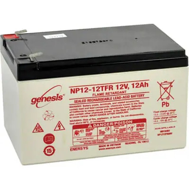 Kung Long WP12-12 Replacement Wheelchair Scooter Battery 12V 12Ah - NP12-12TFR