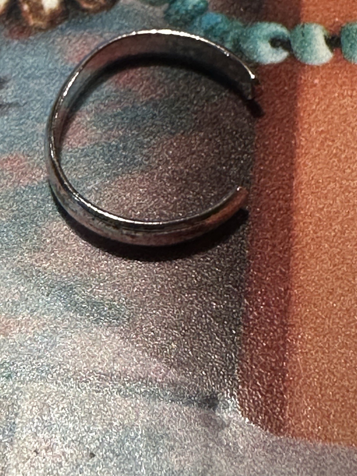 Silpada Designer Sterling Silver Signed Plain Band Toe Ring 925 adjustable