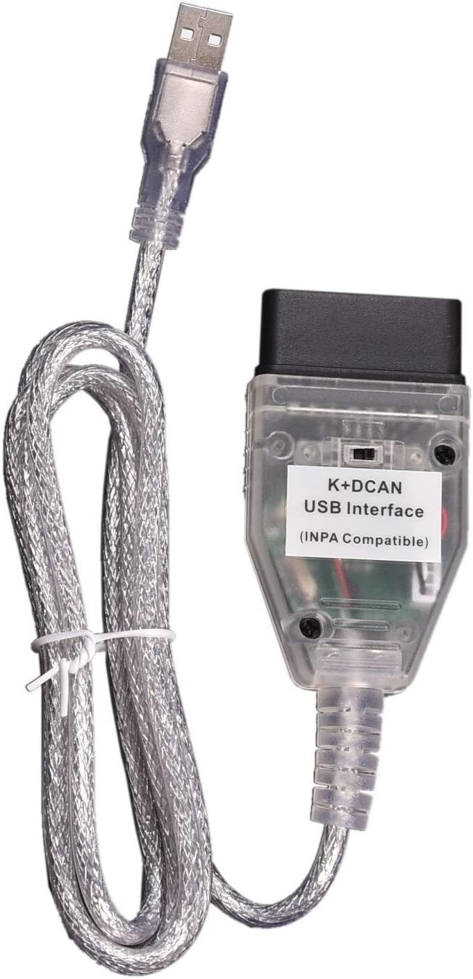 BMW INPA OBD2 K+DCAN Diagnostic Cable with Ediabas Switch for Efficient Testing