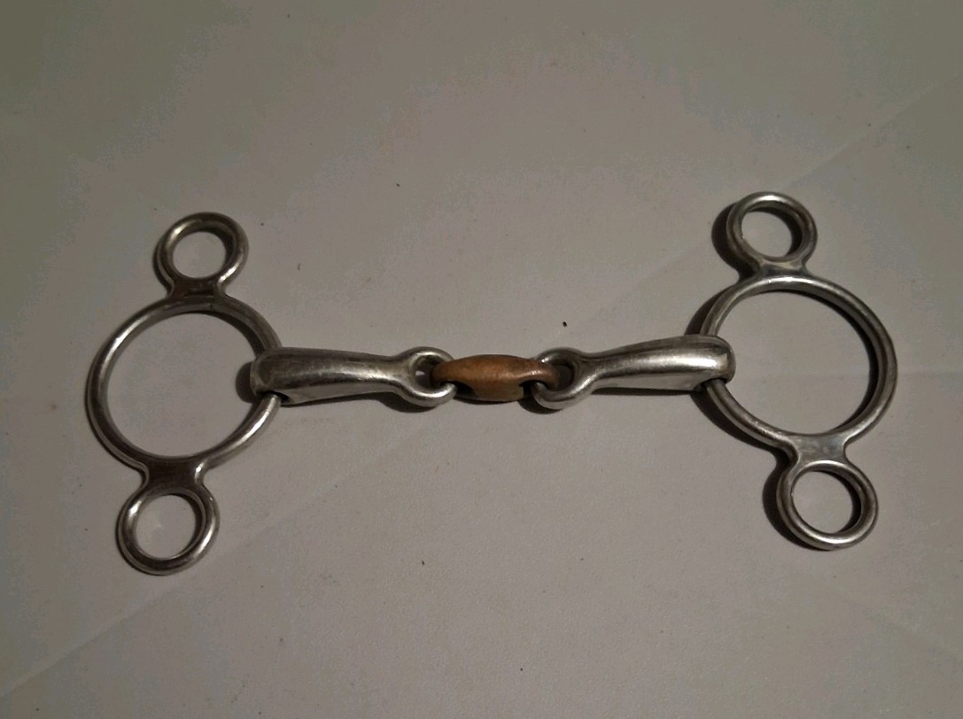 English, Elevator Sweet Iron French Link 5" Horse Bit