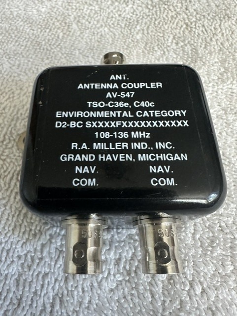 R.A. Miller, Inc. AV-571 Antenna Coupler